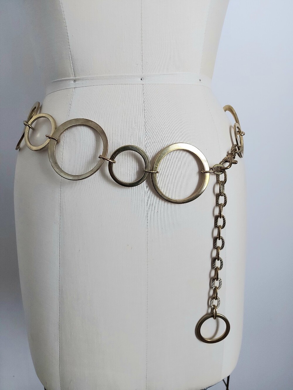 Chunky Brass Chain Belt